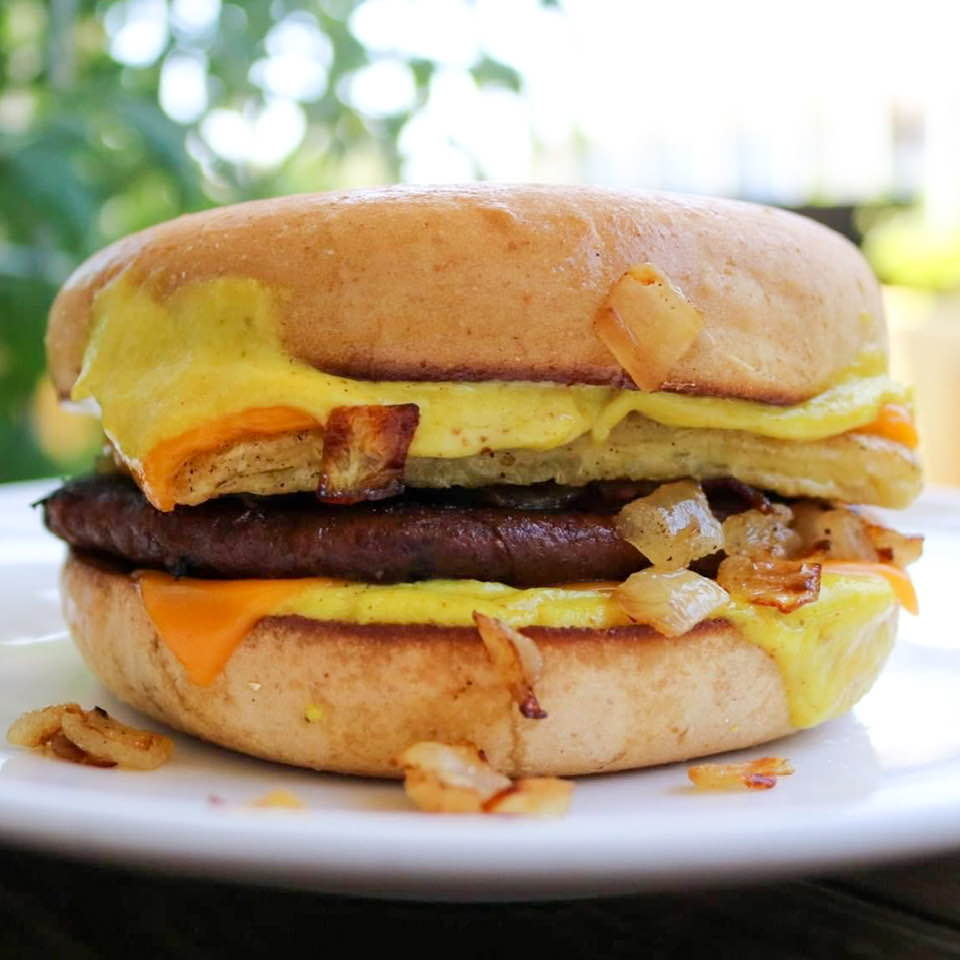 Steak, Egg and Cheese Bagel