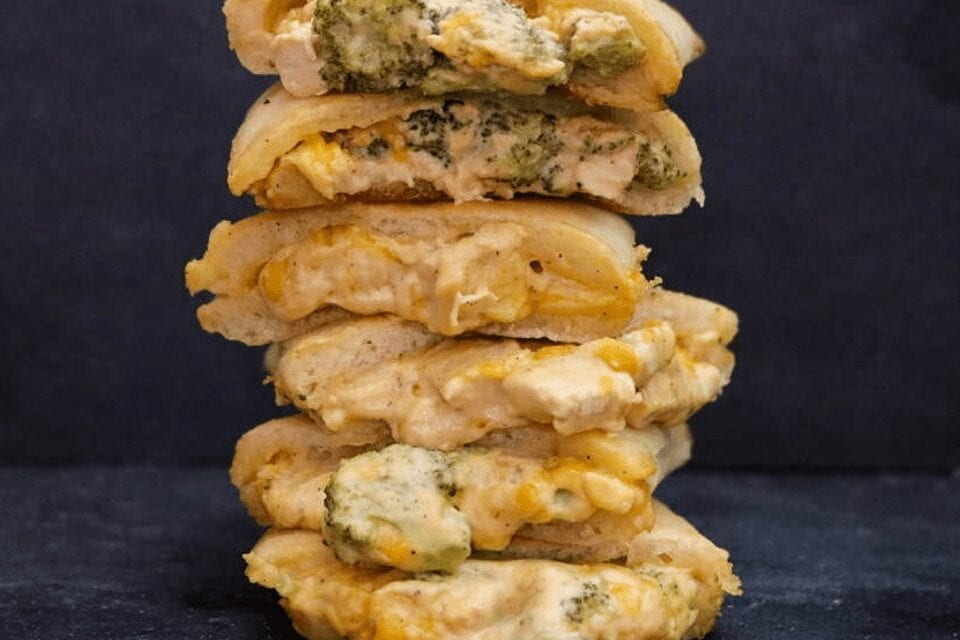 Copycat Chicken, Broccoli, & Cheddar Vegan Hot Pockets - garden grub