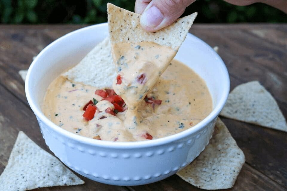 How To Make Homemade Vegan Salsa Con Queso - Garden Grub