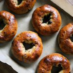 Vegan Cinnamon Raisin Bagels