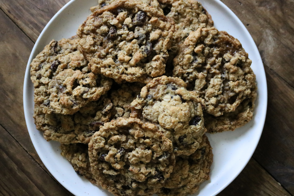 Homemade Vegan Oatmeal Cookies