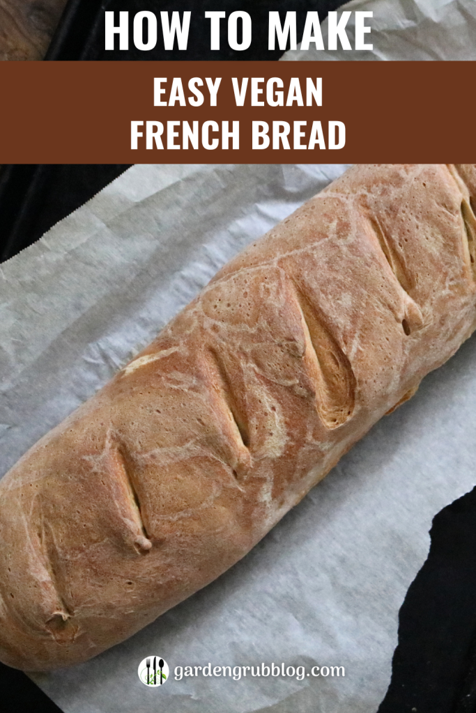 Vegan French Bread Pinterest Pin