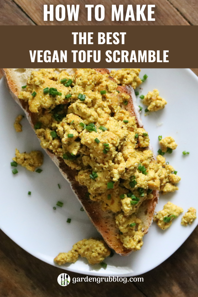 Vegan Tofu Scramble Pinterest Pin