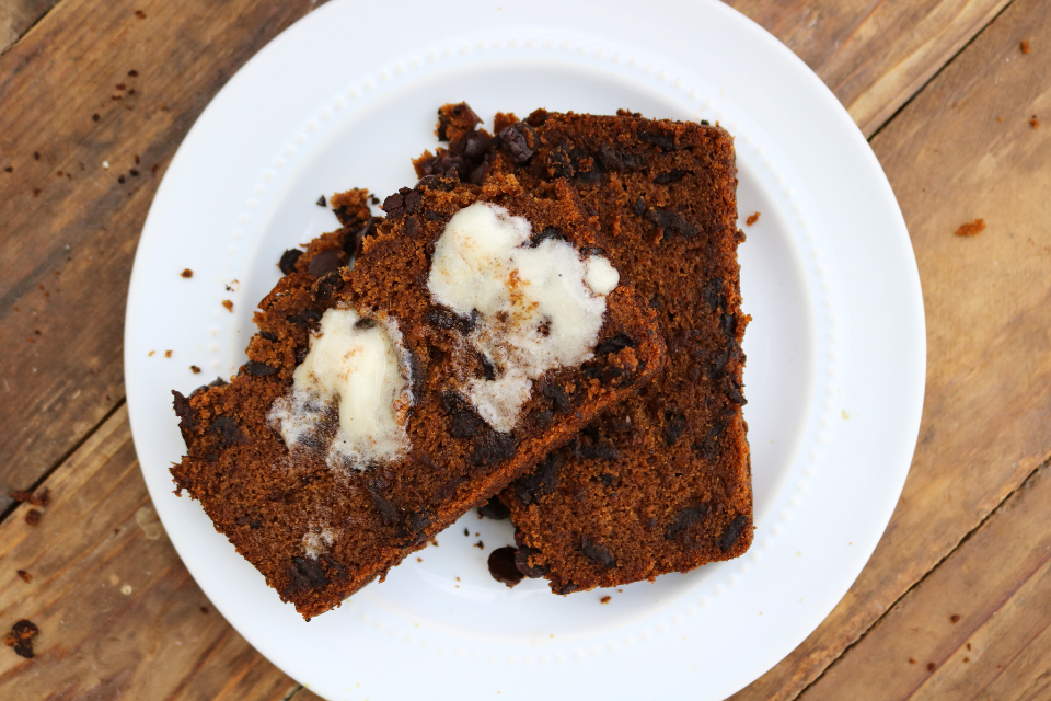 Pumpkin Chocolate Chip Bread