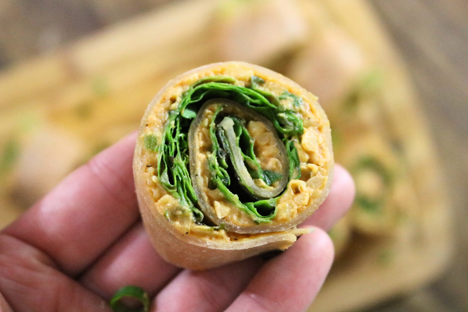 Vegan Chickpea Pinwheels